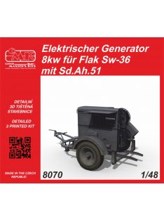   CMK - 1/48 Elektrischer Generator 8kw für Flak Sw-36 mit Sd.Ah.51