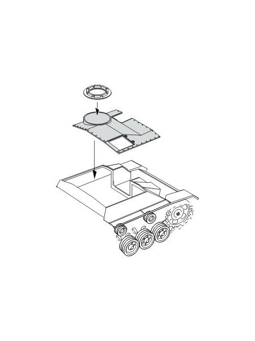 CMK - 1/35 StuG III Ausf.G Correction Roof early version