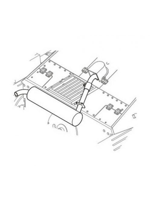 CMK - 1/35 Hetzer Exhaust(Early/Mid type) for Edu