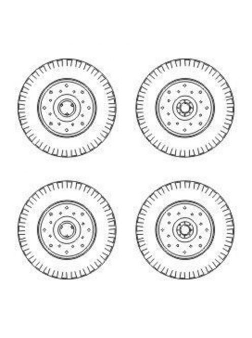 CMK - Chevrolet C.15A wheels small type 9x16 (Dunlop)