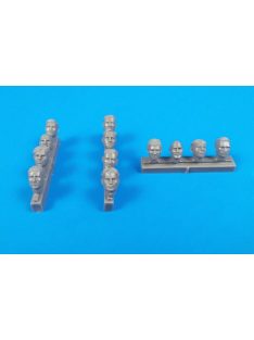 CMK - Universal Pilot Heads-with no head gear (12 pcs)