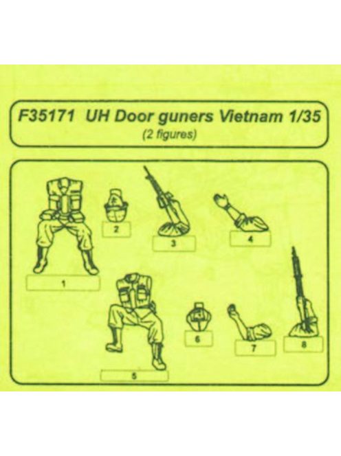 CMK - UH Door Gunners Vietnam Resin Figuren