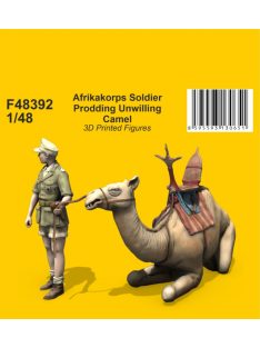 CMK - 1/48 Afrikakorps Soldier Prodding Unwilling Camel