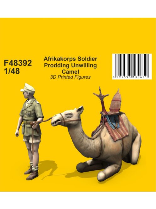 CMK - 1/48 Afrikakorps Soldier Prodding Unwilling Camel