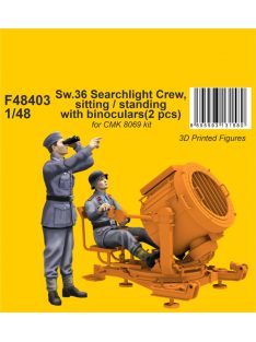   CMK - 1/48 Sw.36 Searchlight Crew, sitting / standing with binoculars 