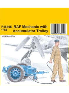 CMK - 1/48 RAF Mechanic with Accumulator Trolley