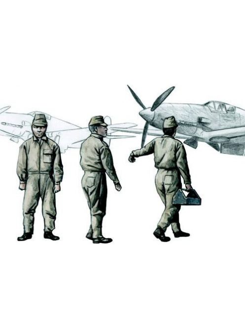 CMK - Japanese Army AF Mechanics,WWII (3 fig.)