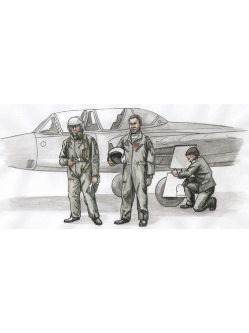 CMK - Two Fouga Magister Pilots and a.Mechanic for Special Hobby kit (3 fig)