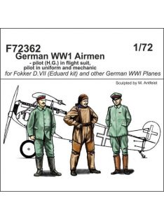   CMK - German WW1 Airmen-pilot(H.G.)in flight suit,pilot in uniform a.mechanic