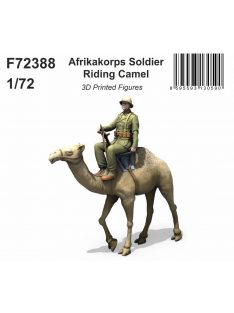 CMK - Afrikakorps Soldier Riding Camel 1/72 / 3D Printed