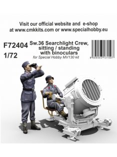   CMK - 1/72 Sw.36 Searchlight Crew, sitting / standing with binoculars 