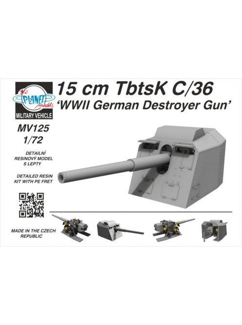 CMK - 1/72 15 cm TbtsK C/36 ‘WWII German Destroyer Gun’