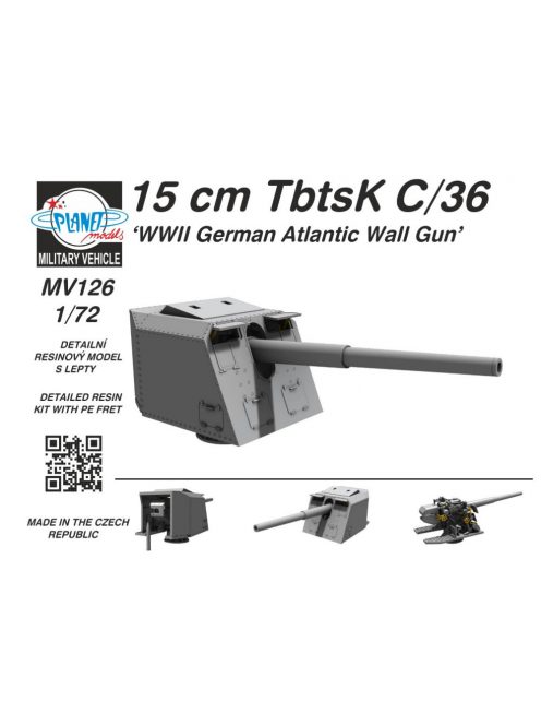 CMK - 1/72 15 cm TbtsK C/36 ‘WWII German Atlantic Wall Gun’