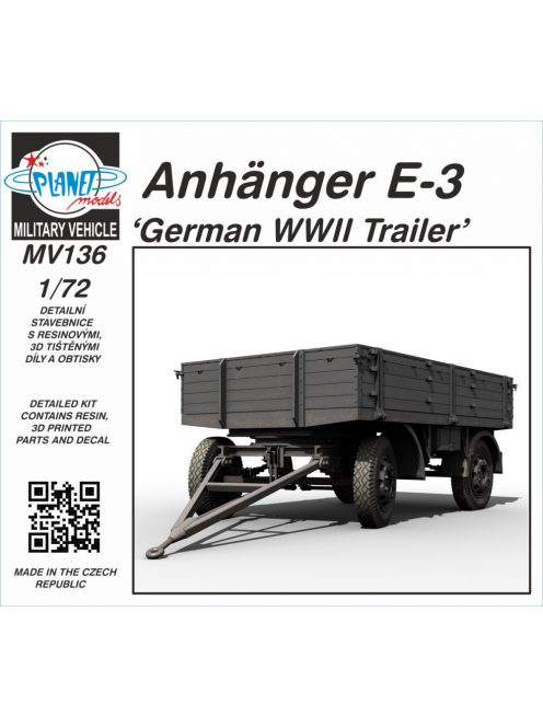 CMK - 1/72 Anhänger E-3 ‘German WWII Trailer’