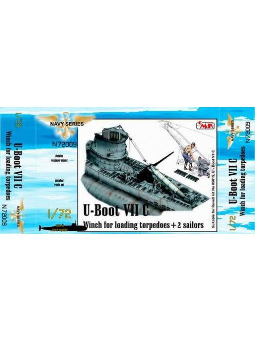 CMK - U-Boot Typ VII C Torpedowinsch für Revell-Bausatz