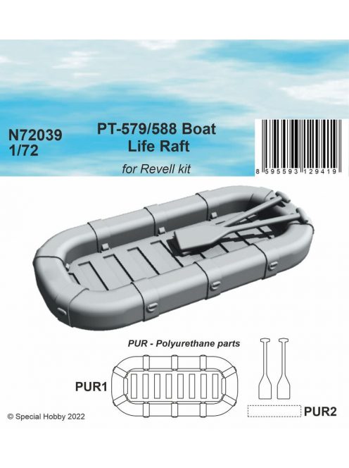 CMK - PT-579/588 Boat Life Raft 1/72