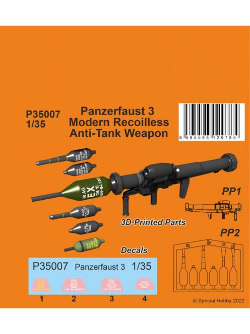 CMK - 1/35 Panzerfaust 3 - Modern Recoilless Anti-tank Weapon