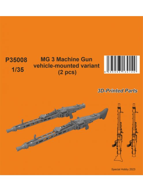 CMK - 1/35 MG 3 Machine Gun - vehicle-mounted variant (2 pcs)