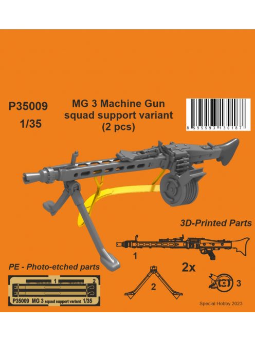 CMK - 1/35 MG 3 Machine Gun -  squad support variant (2 pcs)