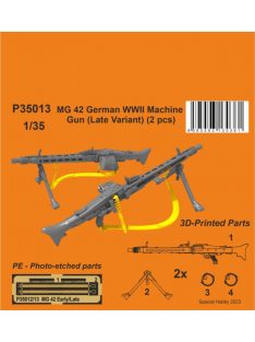 CMK - 1/35 MG 42 German WWII Machine Gun (Late Variant) 1/35