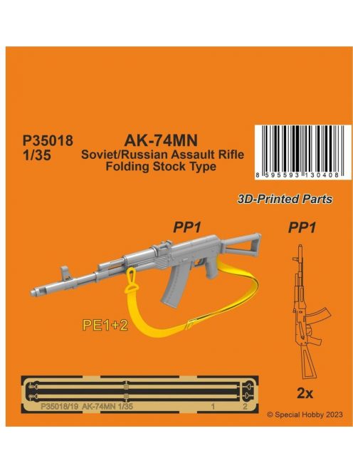 Special Hobby - AK-74MN Soviet/Russian Assault Rifle / Folding Stock Type 1/35 (2 pcs.) 1st Century AD