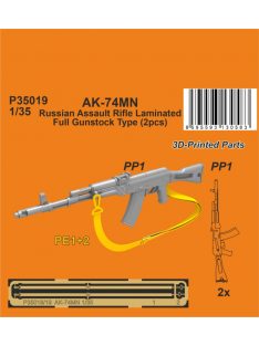   CMK - 1/35 AK-74MN Soviet/Russian Assault Rifle / Laminated Full Gunstock Type  (2 pcs.)