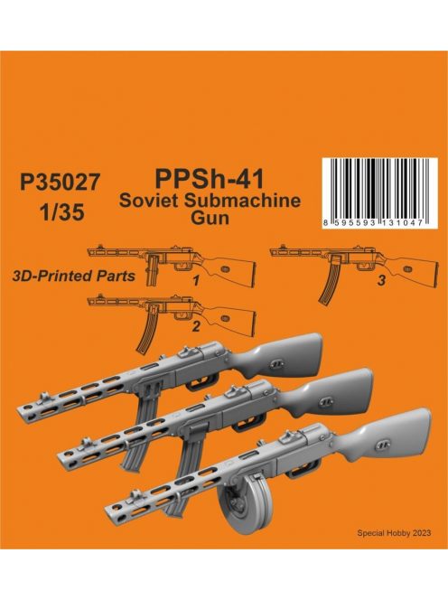 CMK - PPSh-41 Soviet Submachine Gun 1/35