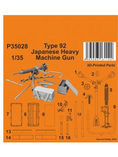 CMK - Type 92 Japanese Heavy Machine Gun 1/35