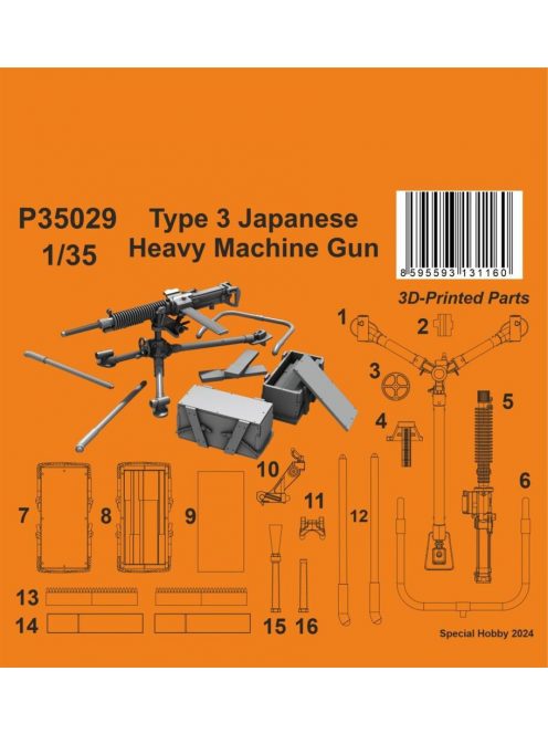 CMK - Type 3 Japanese Heavy Machine Gun 1/35