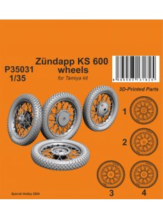 CMK - 1/35 Zündapp KS 600 Wheels 1/35