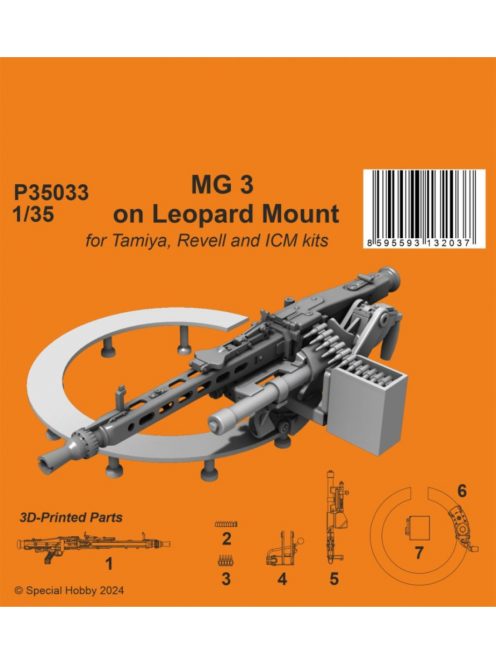 CMK - 1/35 MG 3 on Leopard Mount / form Tamiya, Revell and ICM kits