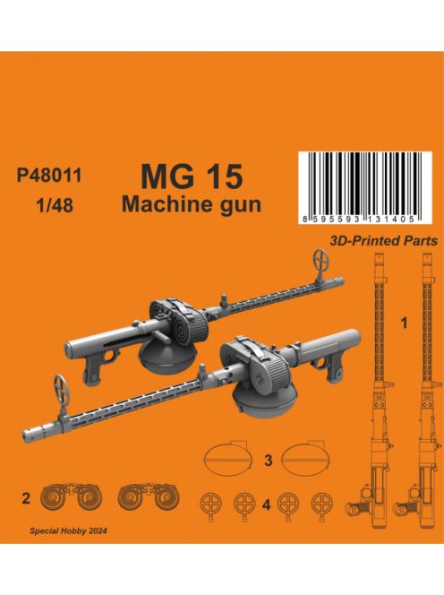 CMK - 1/48 MG 15 Machine gun (2 pcs.)