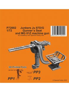   CMK - Ju 87D/G Gunner's Seat and MG 81Z machine gun / for Academy/SH