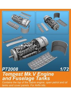   CMK - Tempest Mk.V Engine and Fuselage Tanks 1/72 for Airfix kit