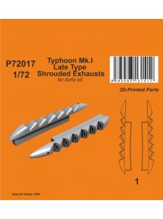   CMK - 1/72 Typhoon Mk.I Late Type Shrouded Exhausts  / for Airfix kit