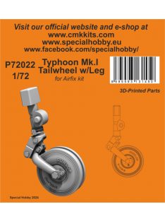 CMK - 1/72 Typhoon Mk.I Tailwheel w/Leg / for Airfix kit