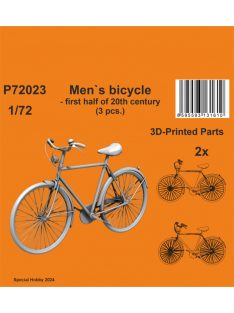   CMK - 1/72 Men's bicycle - first half of 20th century (3 pcs.)