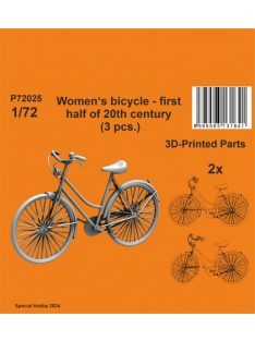   CMK - 1/72 Women‘s bicycle - first half of 20th century (3 pcs.)