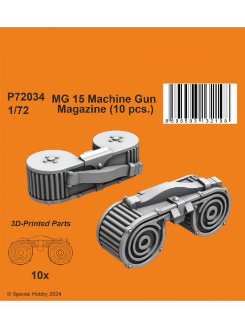 CMK - 1/72 MG 15 Machine Gun Magazine (10 pcs.)