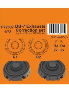 CMK - 1/72 DB-7 Exhausts Correction set / for Azur/Frrom kit