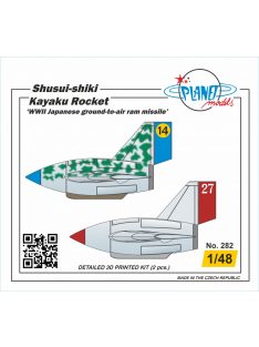   CMK - 1/48 Shusui-shiki Kayaku Rocket ‘WWII Japanese ground-to-air ram missile’ 2 pcs