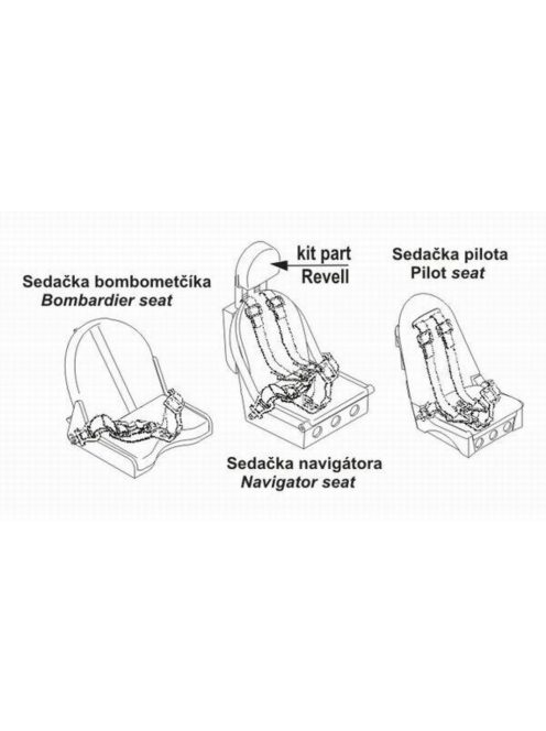 CMK - Junkers Ju 88A Seats for Revell kit