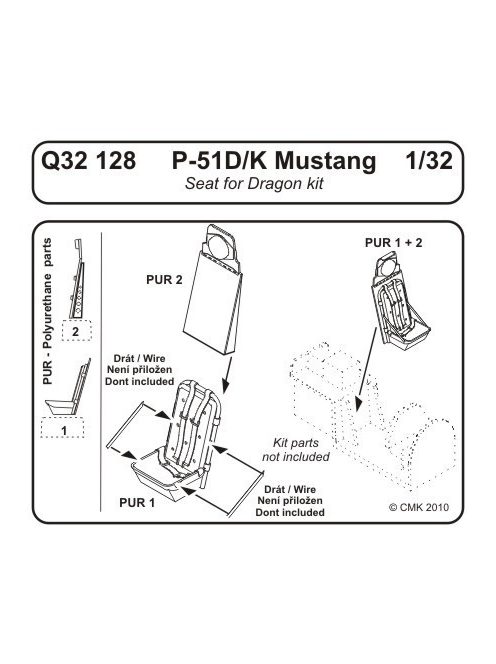 CMK - P-51D/K Seat