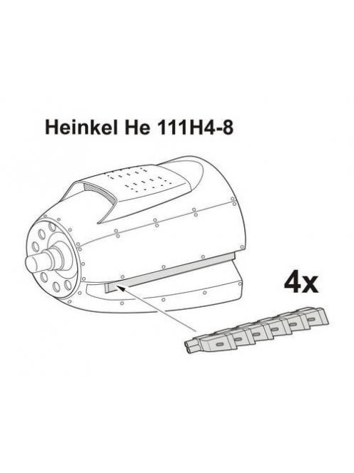 CMK - Heinkel He 111H4-H8 Exhausts