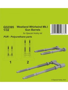 CMK - Westland Whirlwind Mk.I Gun Barrels