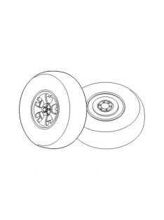   CMK - Hawker Hurricane Mk. I wheels 5 spoked discs, für Hasegawa Bausatz