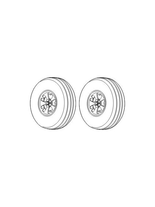 CMK - Spitfire Mk. I/II/V wheels 5 spoked discs