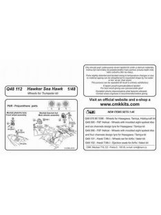 CMK - Hawker Sea Hawk Wheels