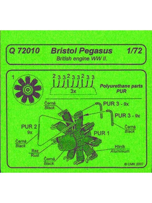 CMK - Bristol Pegasus British engine