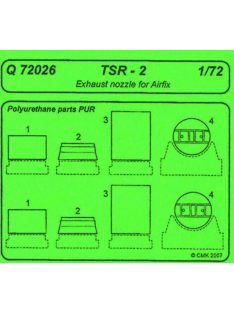 CMK - TSR-2 Exhaust nozzle für Airfix Bausatz